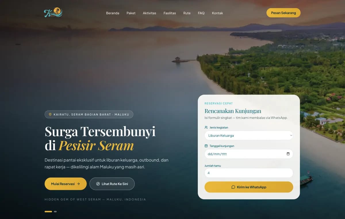 Kairatu Beach - Paket Liburan Keluarga